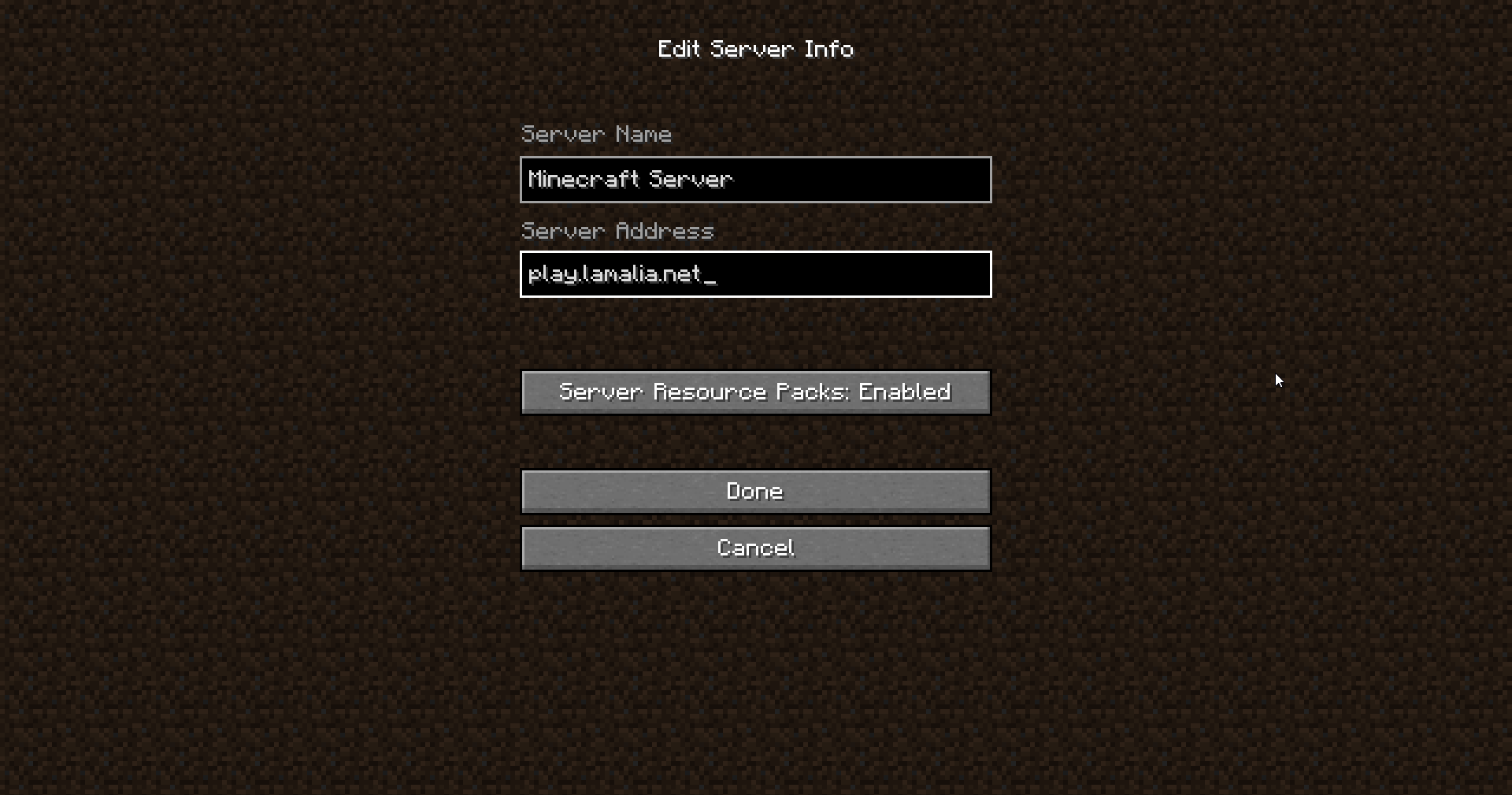 Server IP