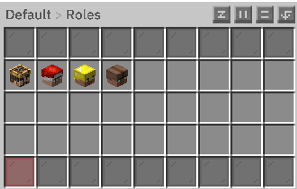 Roles GUI